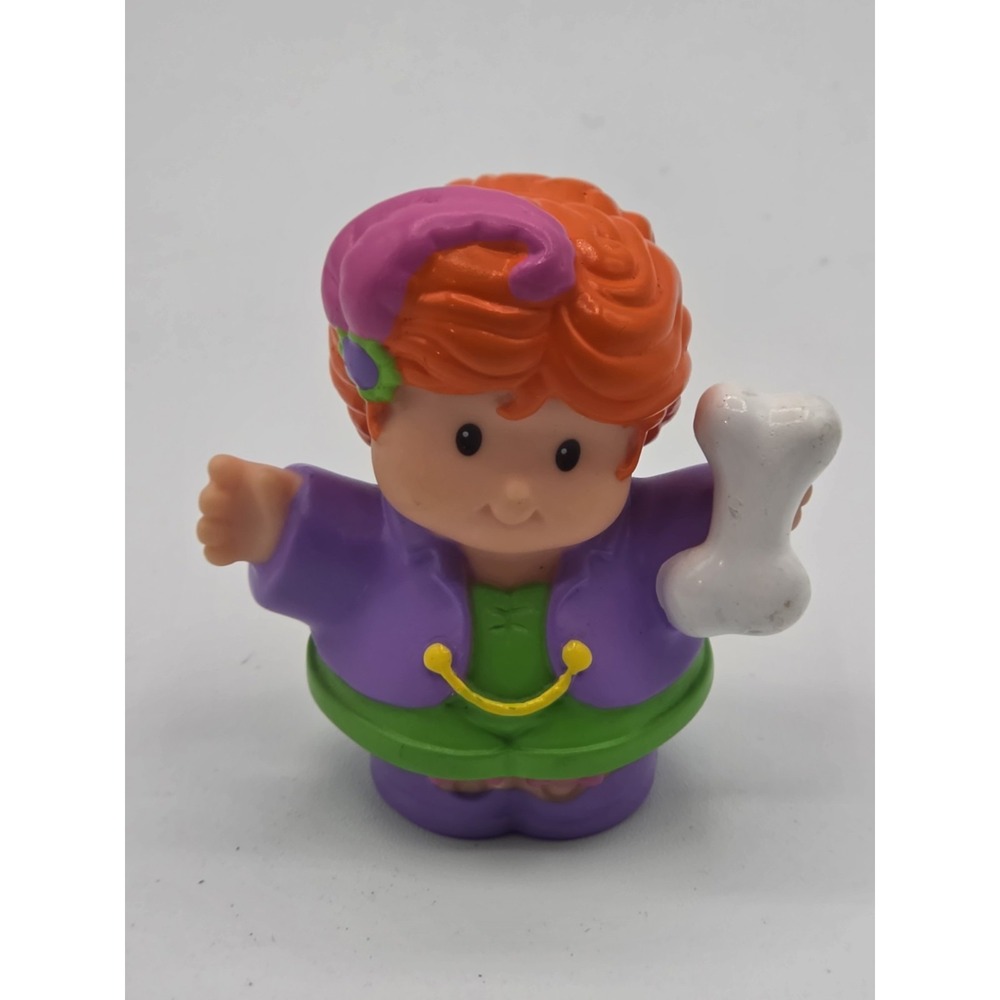 Fisher Price Little People girl pet shop store dog puppy bone city village zoo